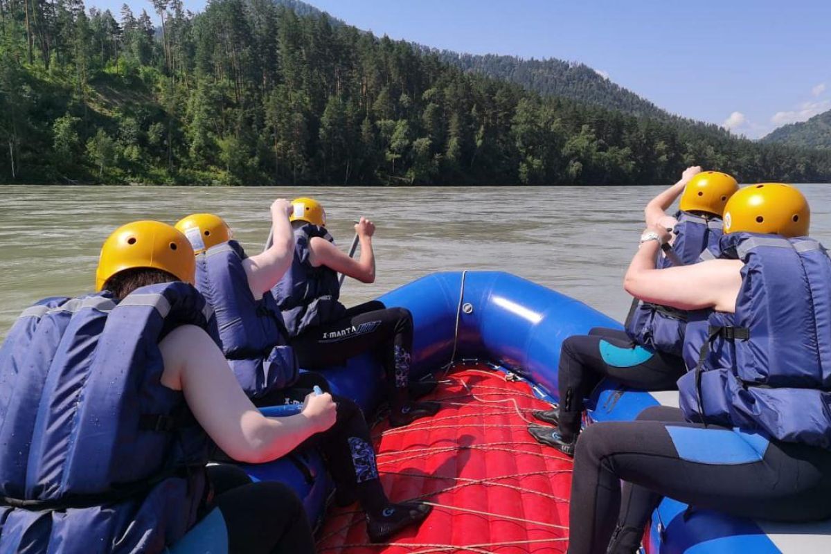 Рафтинг (сплав по р.Катунь на надувных рафтах), экскурсия